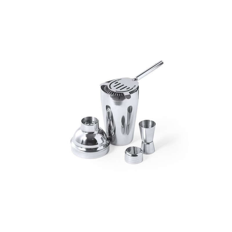 Set de Cocktail Éco-responsable et Élégant Personnalisé Wendol Matières : acier inoxydable impression haute définition