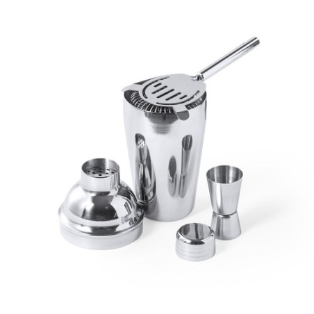 Set de Cocktail Éco-responsable et Élégant Personnalisé Wendol Matières : acier inoxydable impression haute définition