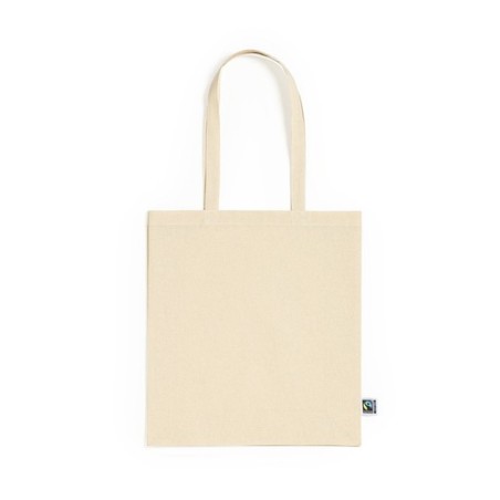 Sac Shopping Éthique Personnalisé Fairtrade Elatek Matières : coton Couleurs : naturel