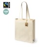 Sac Shopping Éthique Personnalisé Fairtrade Elatek Matières : coton Couleurs : naturel personnalisable avec votre logo