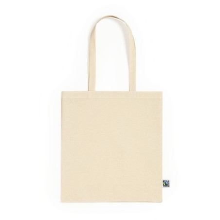 Sac Shopping Éthique Personnalisé Fairtrade Elatek Matières : coton Couleurs : naturel livraison express 24h 48h