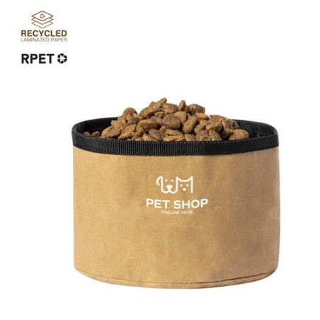 Bol Éco-responsable Pliable pour Animaux Personnalisé Poppy