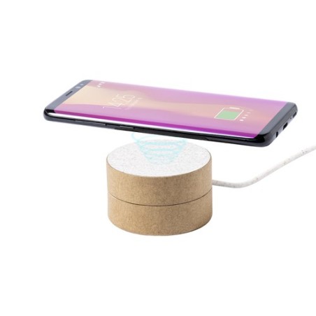 Chargeur sans fil personnalisé  pratique pas cher - Brotox Matières : carton recyclé livraison express 24h 48h