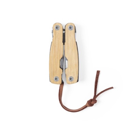 Objet Multi Outils Personnalisé Publicitaire Folnax Matières : bambou personnalisable avec votre logo