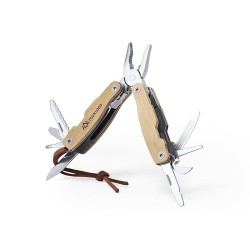 Objet Multi Outils Personnalisé Publicitaire Folnax Matières : bambou cadeau entreprise pas cher