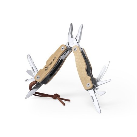 Objet Multi Outils Personnalisé Publicitaire Folnax Matières : bambou cadeau entreprise pas cher
