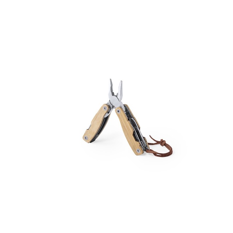 Objet Multi Outils Personnalisé Publicitaire Folnax Matières : bambou goodies publicitaire événementiel