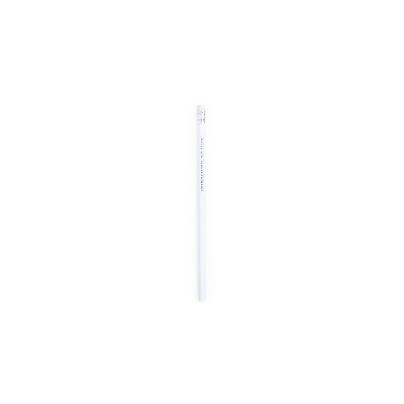 Crayon Antibactérien Éco-responsable Personnalisé - Cadeau d'Entreprise Sukon Matières : bois Couleurs : blanc