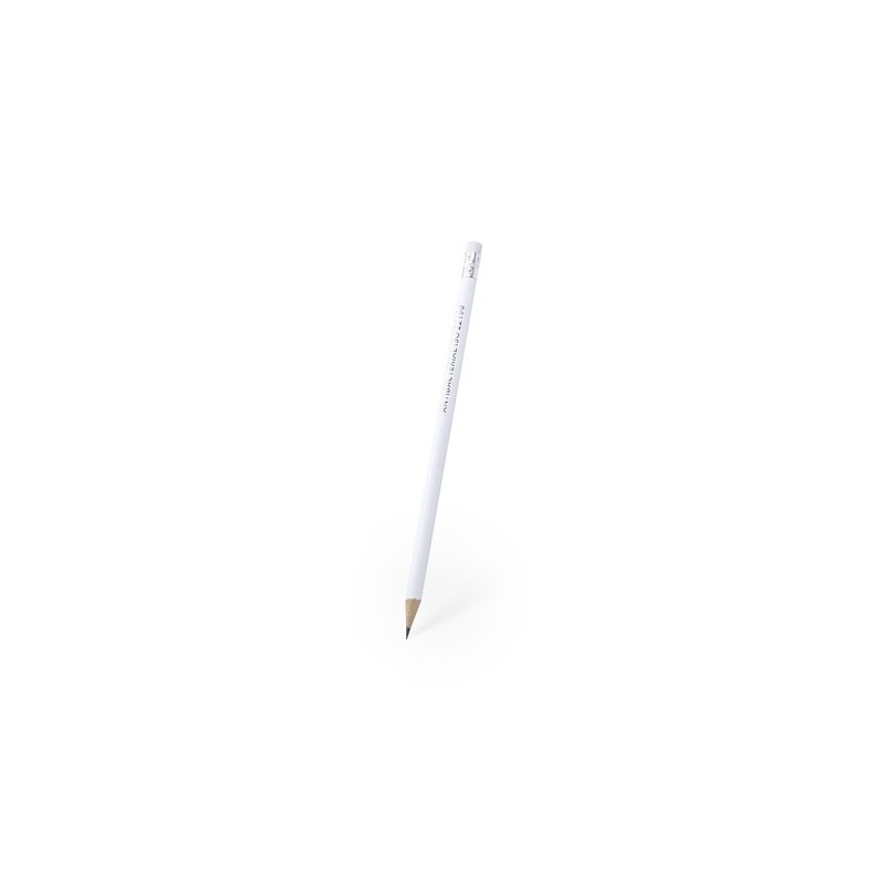 Crayon Antibactérien Éco-responsable Personnalisé - Cadeau d'Entreprise Sukon Matières : bois Couleurs : blanc cadeau entreprise