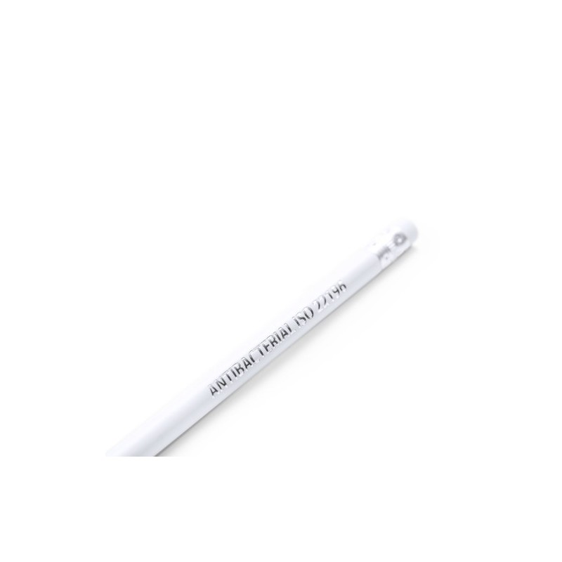 Crayon Antibactérien Éco-responsable Personnalisé - Cadeau d'Entreprise Sukon Matières : bois Couleurs : blanc goodies publicita