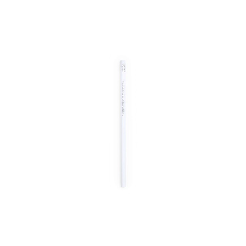 Crayon Antibactérien Éco-responsable Personnalisé - Cadeau d'Entreprise Sukon Matières : bois Couleurs : blanc impression haute 