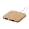 Chargeur Sans Fil Éco-responsable Personnalisé Kronex Matières : liège marquage laser ultra précis