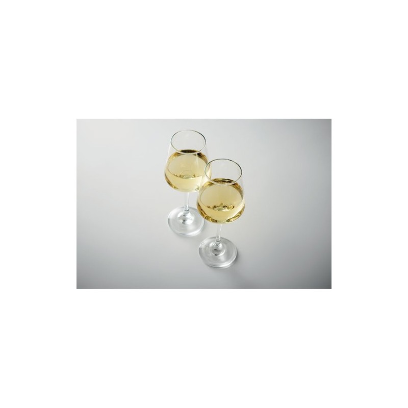 Ensemble de 2 verres à vin personnalisés CHEERS Matières : verre Couleurs : transparent marquage laser ultra précis