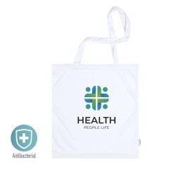 Sac Antibactérien Personnalisé Économique pour Vos Courses - Maxcron Matières : polyester Couleurs : blanc 2