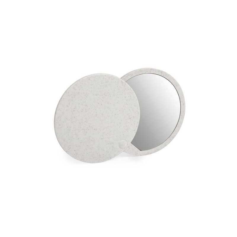 Miroir Éco-responsable et Personnalisé de Poche Pas Cher - Gradiox Matières : ABS Couleurs : naturel