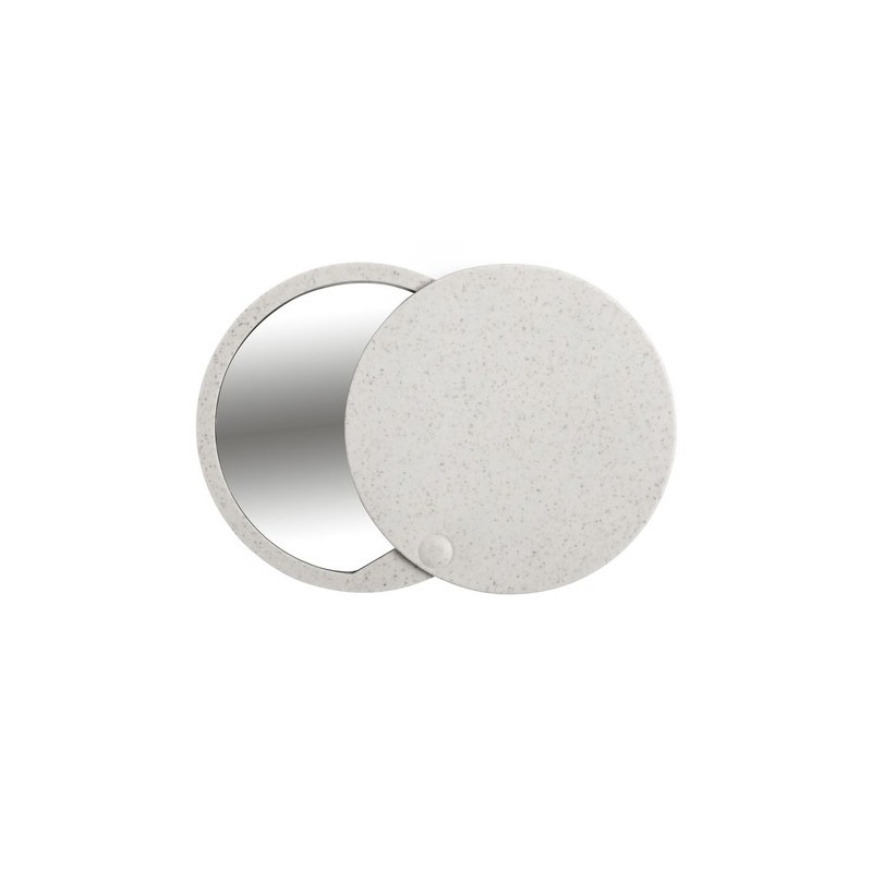 Miroir Éco-responsable et Personnalisé de Poche Pas Cher - Gradiox Matières : ABS Couleurs : naturel impression haute définition