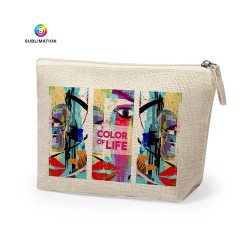Nécessaire Personnalisable Éco-responsable de Sublimation - Kreston Matières : polyester Couleurs : naturel 2