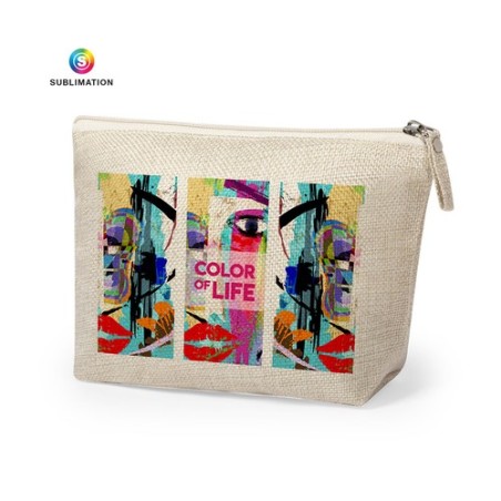 Nécessaire Personnalisable Éco-responsable de Sublimation - Kreston Matières : polyester Couleurs : naturel personnalisable avec
