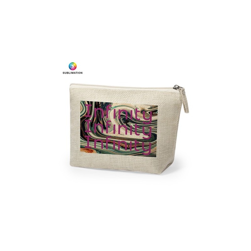Nécessaire Personnalisable Éco-responsable de Sublimation - Kreston Matières : polyester Couleurs : naturel goodies publicitaire