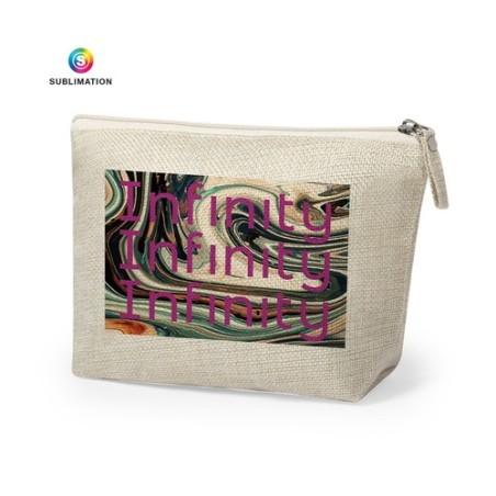 Nécessaire Personnalisable Éco-responsable de Sublimation - Kreston Matières : polyester Couleurs : naturel goodies publicitaire