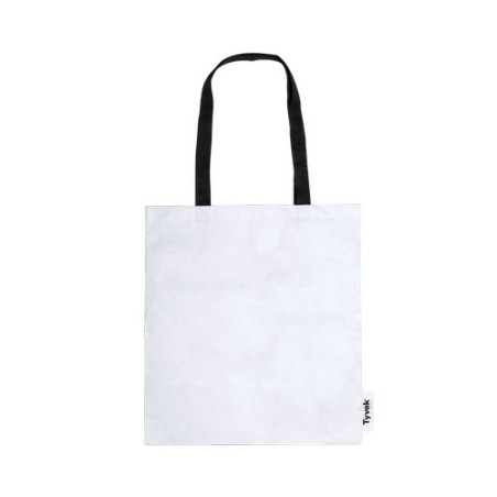 Sac Éco-responsable Personnalisé de Shopping Naisa Matières : tyvek Couleurs : blanc cadeau entreprise pas cher