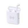 Écouteurs s avec Power Bank - Molik Couleurs : blanc personnalisable avec votre logo