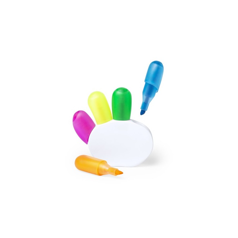 Set de Surligneurs Personnalisés Publicitaires Dinku personnalisable avec votre logo