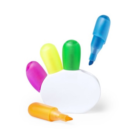 Set de Surligneurs Personnalisés Publicitaires Dinku personnalisable avec votre logo