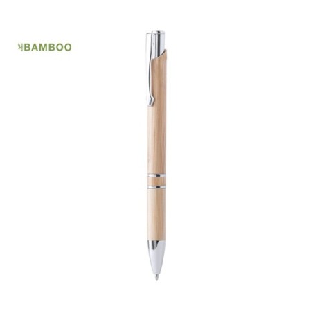 Stylo en Bambou Éco-responsable Personnalisé Nikox Matières : bambou personnalisable avec votre logo