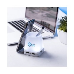 Porte-Crayons USB Personnalisé pour Organisation de Bureau pas cher - Belind Couleurs : blanc