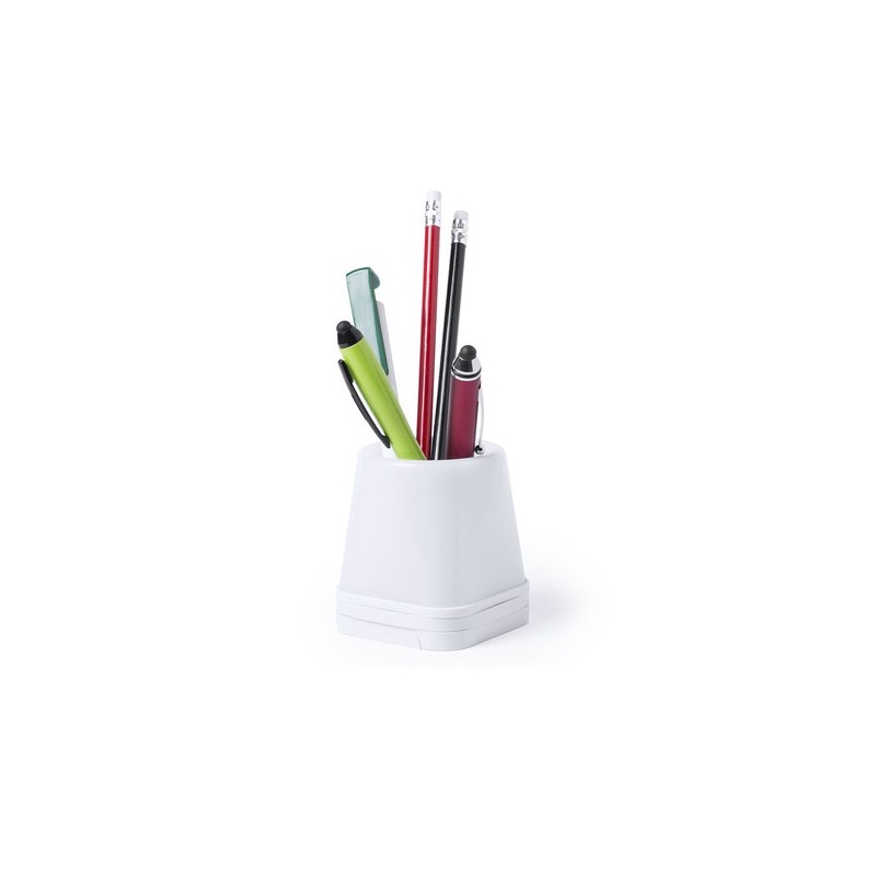 Porte-Crayons USB Personnalisé pour Organisation de Bureau pas cher - Belind Couleurs : blanc impression haute définition