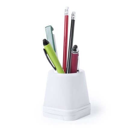 Porte-Crayons USB Personnalisé pour Organisation de Bureau pas cher - Belind Couleurs : blanc impression haute définition