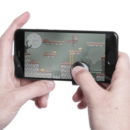 Bloqueur Webcam Personnalisé Joystick Maint Couleurs : gris personnalisable avec votre logo