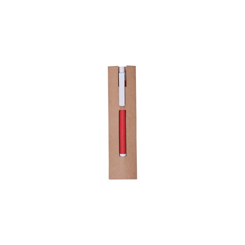 Étui Stylo Publicitaire Éco-responsable en Carton Recyclé - Recycard Matières : carton recyclé cadeau entreprise pas cher