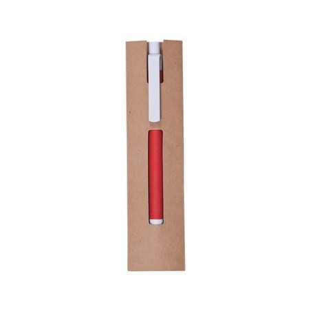 Étui Stylo Publicitaire Éco-responsable en Carton Recyclé - Recycard Matières : carton recyclé cadeau entreprise pas cher