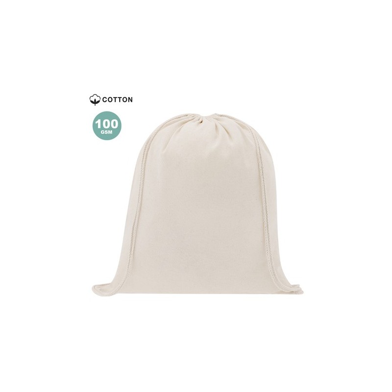 Sac à Dos Curtis en Coton Naturel Personnalisé