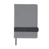 Bloc-notes personnalisé pas cher Arlex Matières : PU Couleurs : gris