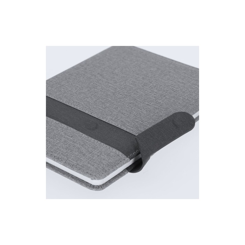 Bloc-notes personnalisé pas cher Arlex Matières : PU Couleurs : gris goodies publicitaire événementiel
