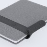 Bloc-notes personnalisé pas cher Arlex Matières : PU Couleurs : gris goodies publicitaire événementiel
