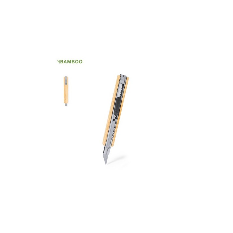 Cutter Éco-responsable Personnalisé pas cher Lirson Matières : bambou