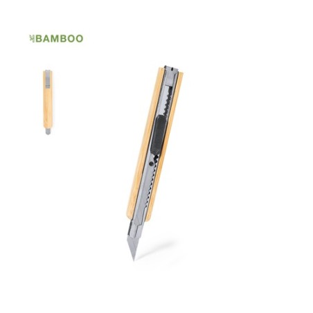 Cutter Éco-responsable Personnalisé pas cher Lirson Matières : bambou