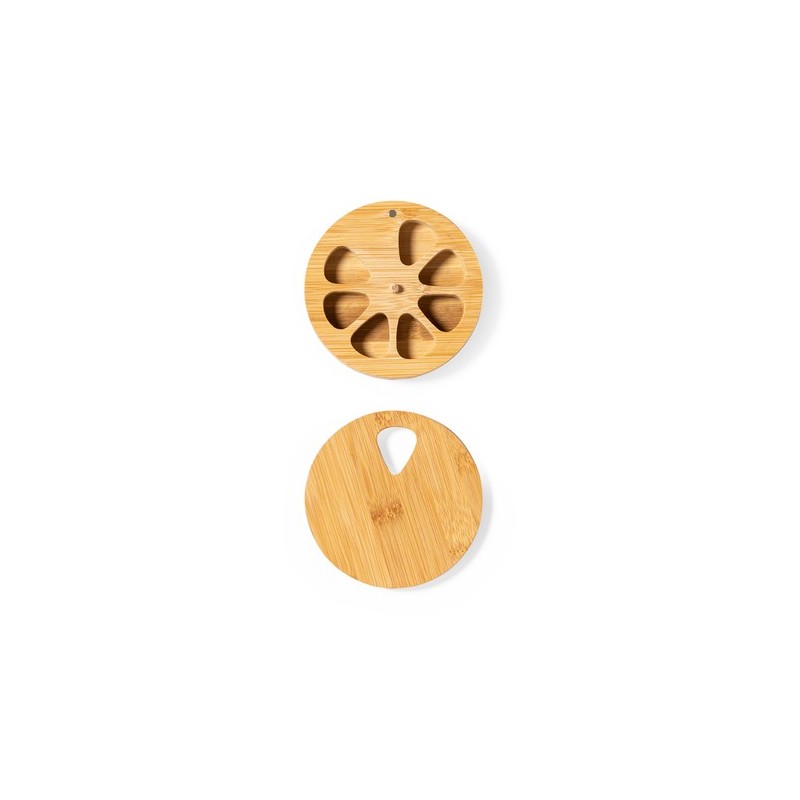 Pilulier Hebdomadaire Personnalisé en Bambou - Medlar Hygiène & Bien-être Matières : bambou personnalisable avec votre logo