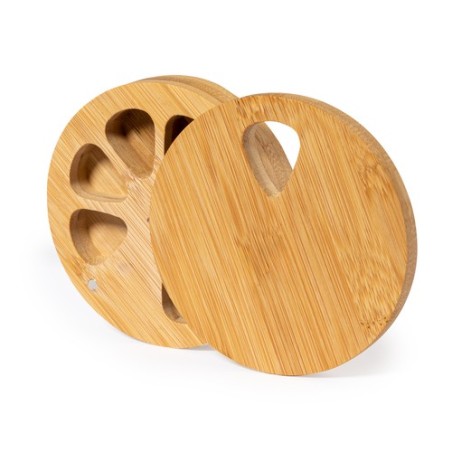 Pilulier Medlar en Bambou - Compact et Pratique