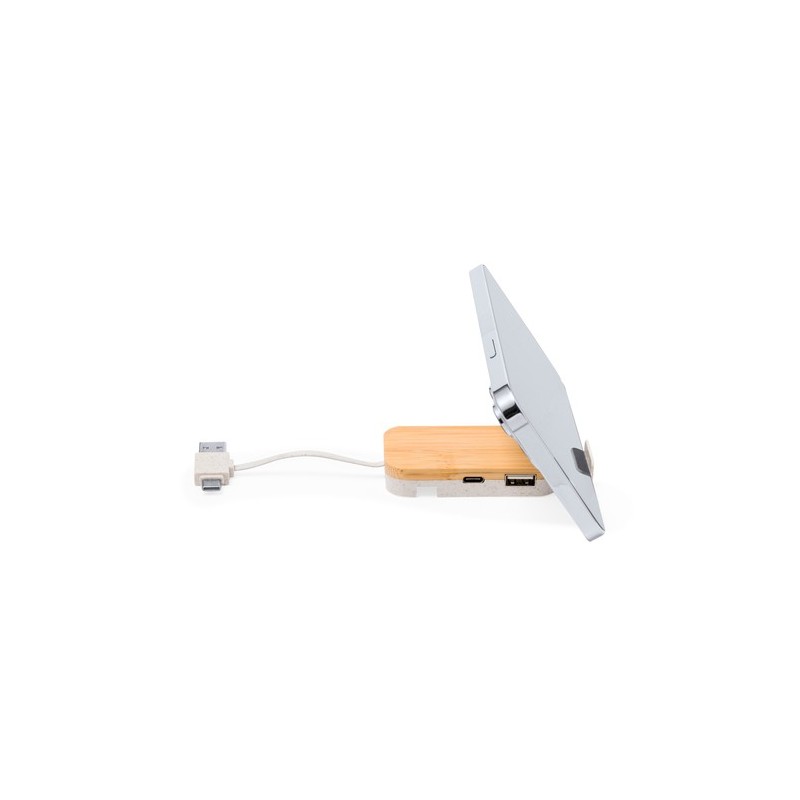 HUB USB Éco-responsable Pratique Personnalisé - Flow Matières : ABS impression haute définition