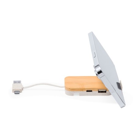 HUB USB Éco-responsable Pratique Personnalisé - Flow Matières : ABS impression haute définition