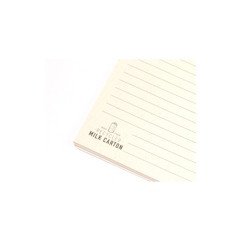 Cahier Éco-responsable Personnalisé à Petit Prix - Edilax Matières : carton de lait recyclé impression haute définition