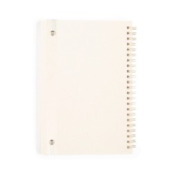 Cahier Éco-responsable Personnalisé à Petit Prix - Edilax Matières : carton de lait recyclé marquage laser ultra précis