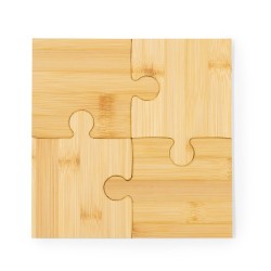 Ensemble Éco-responsable et Design de Sous-Verres Mizar Matières : bambou 2