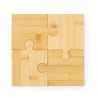 Ensemble Éco-responsable et Design de Sous-Verres Mizar Matières : bambou personnalisable avec votre logo