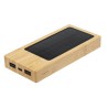 Batterie Solaire Éco-responsable Personnalisée pas cher - Power Bank Molden Matières : bambou cadeau entreprise pas cher